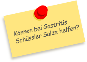 Gastritis Schüssler Salze